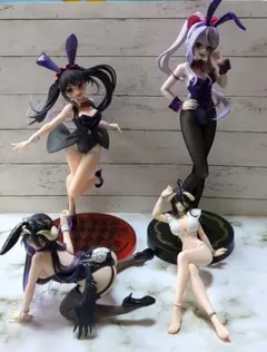 アルベド×2 シャルティア 時崎狂三 フィギュア4体セット