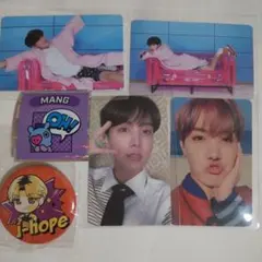 BTS j-hope ホソク 公式トレカ4枚など6点セット