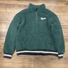 Converse ダークグリーン フリースジャケット