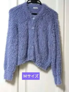 シャギーニットカーディガン カーディガン