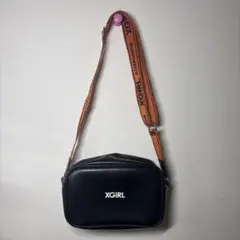 X-GIRL ショルダーバッグ ブラック オレンジ
