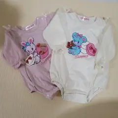 SWIMMER ロンパース うさぎとクマ 2枚セット