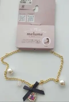新品 しまむら melume maki バッグチャーム ハート リボンのサムネイル
