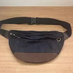 アルフレッドバニスターボディバッグ ネイビー/ブラウン