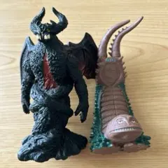 ウルトラマン ソフビ 怪獣 ベリュドラ　ツインテール　フィギュア 2体セット