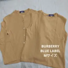 BURBERRY BLUE LABEL カーディガン ノースリーブ セット M