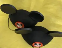 ミッキーマウス 耳付きアクセサリー