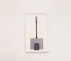 【1台3役】iPhone用 有線LAN変換アダプタ｜3.5mmイヤホン｜充電対応