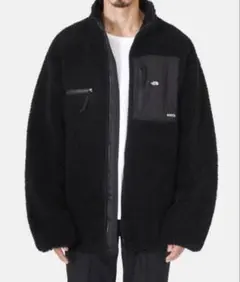 ノースフェイス　パープルレーベル 黒 ボアジャケット GORE-TEX フリース