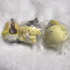 ポムポムプリン　ガチャガチャ　3点セット
