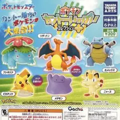 未使用品】ポケモンスケールワールドカントー地方3フシギダネ&ヒトカゲ