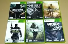 コールオブデューティ CALL OF DUTY XBOX360 6点セット