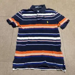 Polo Ralph Lauren ポロシャツ　半袖　ボーダー　紺　青