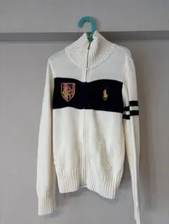 RALPH LAUREN ジップアップセーター 150