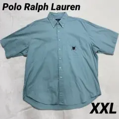 Polo Ralph Lauren 半袖シャツ XXL 刺繍ロゴ ビッグサイズ