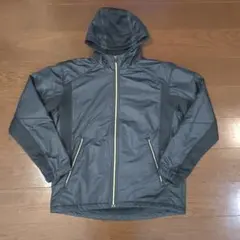 NIKE ナイキ 中綿ジャケット L ブラック フード付き ジップアップ 防寒