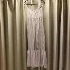 ハニーズ チュールキャミワンピース m 水玉