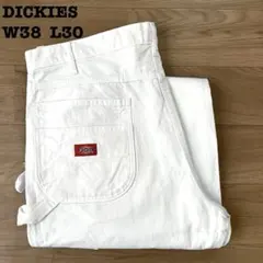 Dickiesディッキーズ ペインターパンツ 白 W38L30古着 ワークパンツ