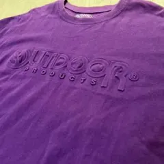 OUTDOOR アウトドア エンボス ロゴ Tシャツ ビッグシルエット ゆるだぼのサムネイル