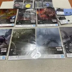 モンスター ハンター 一番くじクリアファイル＆巾着、ラバーアソート