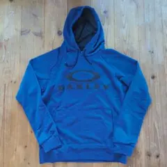 OAKLEY フード付きパーカー 青