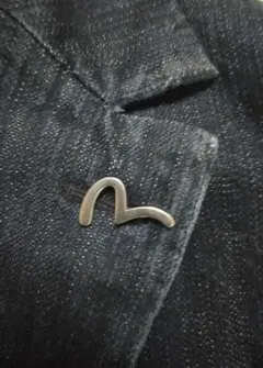 EVISU JAPAN/ Lapel pin ラペルピンバッヂ ニッケルのサムネイル