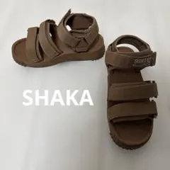 【SHAKA】シャカ ネオバンジー スポーツサンダル ブラウン 23cm 厚底のサムネイル