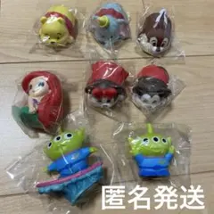 ディズニー　ソフビ　アリエル　チップとデール　エイリアン　プー　ミッキー　ミニー