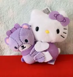 ハローキティ　カラフルベアマスコット【紫】