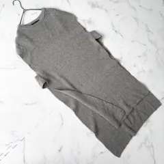 ✨大人気✨ミズイロインド mizuiro-ind ニットロングベスト ワンピース