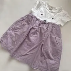 【petit main 】半袖ワンピース 100cm