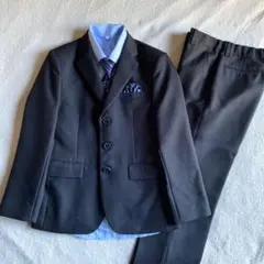 【極美品】ワンダーファクトリー フォーマルスーツセットアップ 150 5点セット