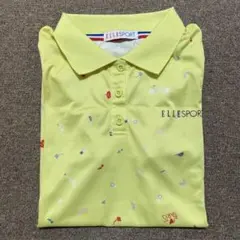 ELLE SPORT イエロー ポロシャツ Lサイズ