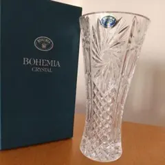 BOHEMIA CRYSTAL 花瓶 クリスタルガラス