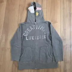 DENIM DUNGAREE フルジップパーカー 120cm