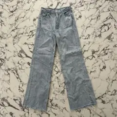 GRL ライトブルー デニム フレア