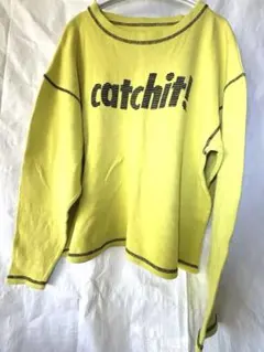 catchit! イエロールーズフィットトップス　ヴィンテージ