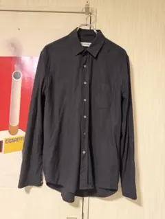 OUR LEGACY 黒 classic shirt シルク100%シャツ