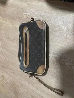 Louis Vuitton クラッチバッグ ダークブラウン ヴィンテージ