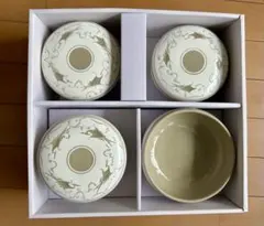 韓国食器陶器 (ご飯茶碗×3・汁茶碗×1) 韓国伝統雑貨 - メルカリ