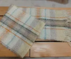 チェック柄マフラー『中古品』