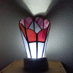 ステンドグラス◆小さな樹木グリーン系◆ハンドメイト品 ステンドグラス◇小さな樹木グリーン系⑥パネル◇ハンドメイト品