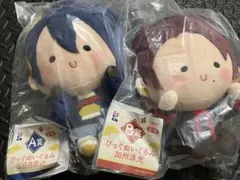 刀剣乱舞 びっぐぬいぐるみ A賞 三日月宗近 B賞 加州清光　2個セット