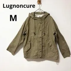 ルノンキュール M フード付き ショートジャケット マウンテンパーカー ベージュ