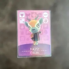 どうぶつの森 amiiboカード トムソン 027