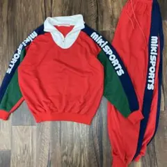 miki sports 90s 希少　セットアップ　スウェット　L ラ5のサムネイル