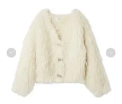 SNIDEL デザインニットカーディガン