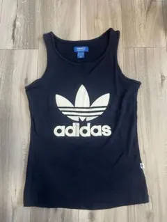 adidas original ロゴネイビー タンクトップ