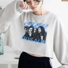 WEGO ウィゴー ヴィンテージライクショートスウェット