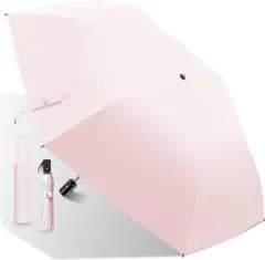 送料無料 激安 折り畳み日傘 ワンタッチ自動開閉  日傘兼用雨傘 収納ポーチ付き